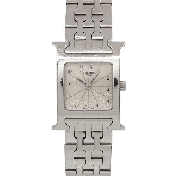 HERMES H Watch HH1.210 Quartz Silver Dial Ladies Watch 90282595 - Picture 1 of 6